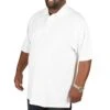 Bigdude Plain Polo Shirt White -Kenn Clothing Shop img 3853 clipped rev 1