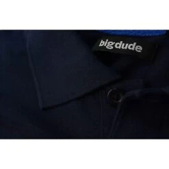 Bigdude Plain Polo Shirt- Navy -Kenn Clothing Shop img 3995
