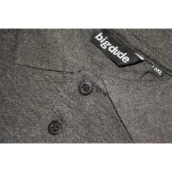 Bigdude Embroidered Polo Shirt Charcoal -Kenn Clothing Shop img 4091 2