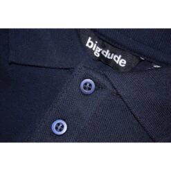 Bigdude Embroidered Polo Shirt Navy -Kenn Clothing Shop img 4105