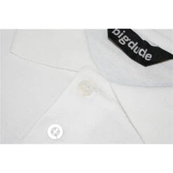 Bigdude Embroidered Polo Shirt White -Kenn Clothing Shop img 4109 1
