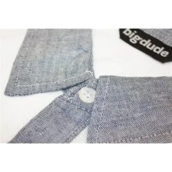 Bigdude Contrast Jersey Polo Shirt White -Kenn Clothing Shop img 5739 1