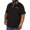 Bigdude Contrast Jersey Polo Shirt Black -Kenn Clothing Shop img 6154 clipped rev 1