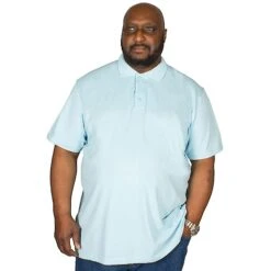 Bigdude Plain Polo Shirt Light Blue -Kenn Clothing Shop img 6390 clipped rev 1 1 1