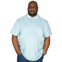 Bigdude Plain Polo Shirt Light Blue -Kenn Clothing Shop img 6391 clipped rev 1 1