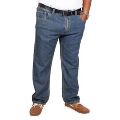 Bigdude Elasticated Waist Jeans Tint Wash -Kenn Clothing Shop img 7024 clipped rev 1 2