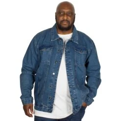 Bigdude Classic Denim Jacket Mid Wash -Kenn Clothing Shop img 7622 clipped rev 1