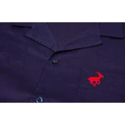 Bigdude Relaxed Collar Short Sleeve Shirt Navy -Kenn Clothing Shop img 7633 2