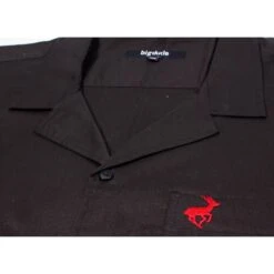 Bigdude Relaxed Collar Short Sleeve Shirt Black -Kenn Clothing Shop img 7679 2