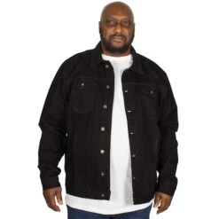 Bigdude Classic Denim Jacket Black -Kenn Clothing Shop img 7736 clipped rev 1