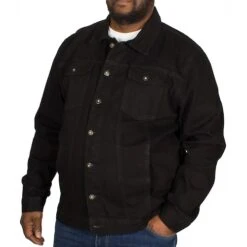 Bigdude Classic Denim Jacket Black -Kenn Clothing Shop img 7745 clipped rev 1