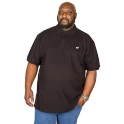 Bigdude Embroidered Polo Shirt Black -Kenn Clothing Shop img 9917 clipped rev 1