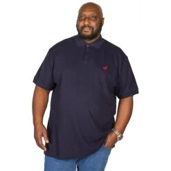 Bigdude Embroidered Polo Shirt Navy -Kenn Clothing Shop img 9942 clipped rev 1