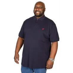 Bigdude Embroidered Polo Shirt Navy -Kenn Clothing Shop img 9945 2 clipped rev 1