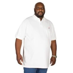 Bigdude Embroidered Polo Shirt White -Kenn Clothing Shop img 9984 clipped rev 1