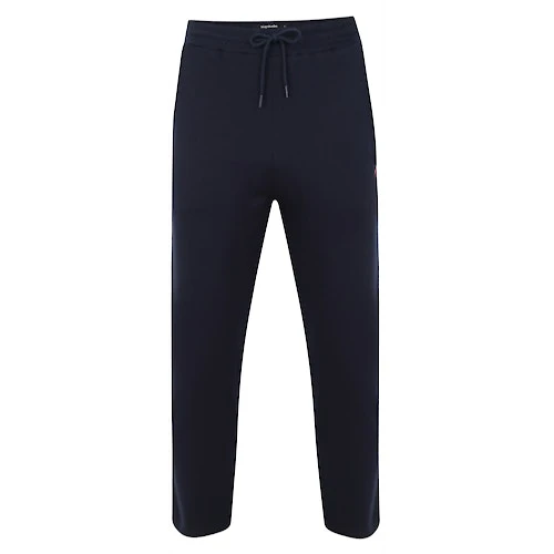 Bigdude Open Hem Loop Back Joggers Navy 4 Bigdude Open Hem Loop Back Joggers Navy - Image 2