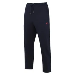 Kenn Clothing Shop 48 Bigdude Open Hem Loop Back Joggers Navy