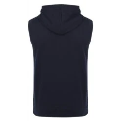 Bigdude Loop Back Sleeveless Hoody Navy -Kenn Clothing Shop summer gilet navy 3