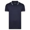 Bigdude Tipped Polo Shirt Navy -Kenn Clothing Shop tipped pique polo navy 1
