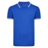 Bigdude Tipped Polo Shirt Royal Blue -Kenn Clothing Shop tipped pique polo royal 1