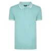 Bigdude Tipped Polo Shirt Turquoise -Kenn Clothing Shop tipped pique polo turquoise 1