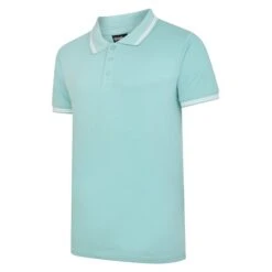 Bigdude Tipped Polo Shirt Turquoise -Kenn Clothing Shop tipped pique polo turquoise 2