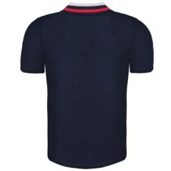 Bigdude Chunky Tipped Polo Shirt Navy -Kenn Clothing Shop tipped polo navy back 2